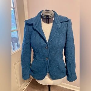 Blue wool jacket